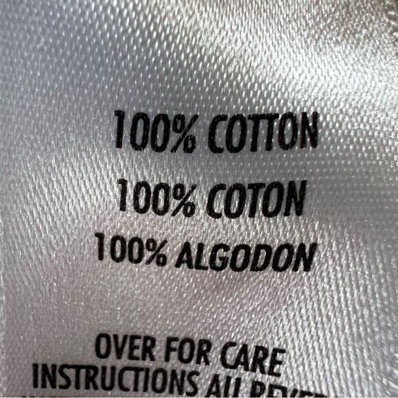 VTG Y2K Annex Casual Corner Cream Denim Maxi Dress Notched Collar Flaw SZ 10 - Picture 10 of 13